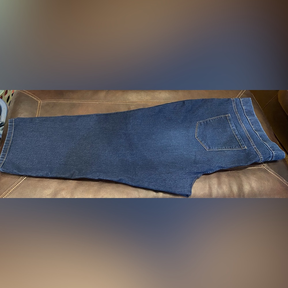 Terra and Sky 3XL (24W-26W) stretch, elastic waistband bluejeans (#52)